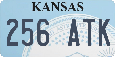 KS license plate 256ATK