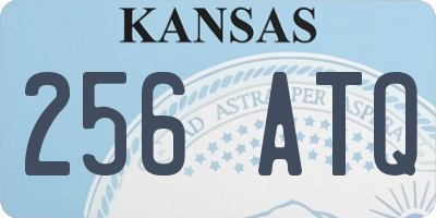 KS license plate 256ATQ