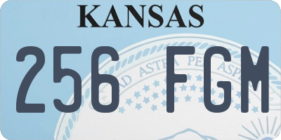 KS license plate 256FGM