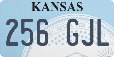 KS license plate 256GJL