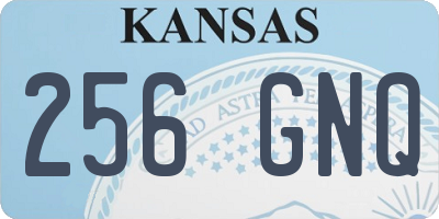 KS license plate 256GNQ
