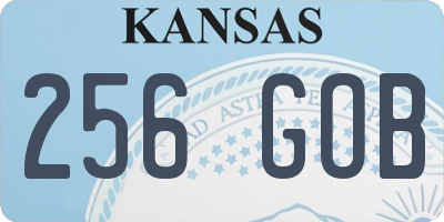 KS license plate 256GOB