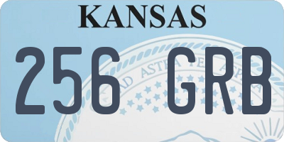 KS license plate 256GRB