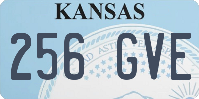 KS license plate 256GVE