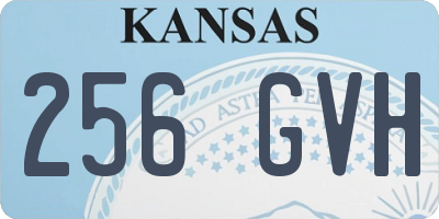 KS license plate 256GVH