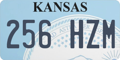 KS license plate 256HZM