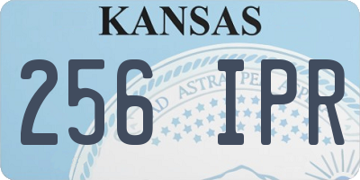 KS license plate 256IPR