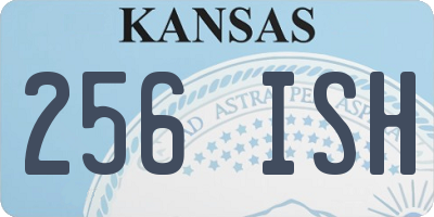 KS license plate 256ISH
