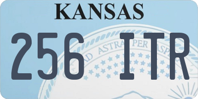 KS license plate 256ITR