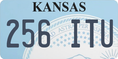 KS license plate 256ITU