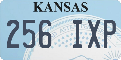 KS license plate 256IXP