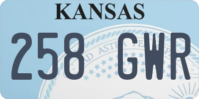 KS license plate 258GWR