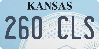 KS license plate 260CLS