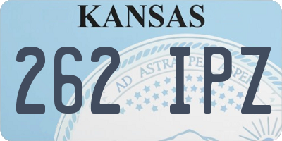 KS license plate 262IPZ