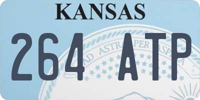 KS license plate 264ATP