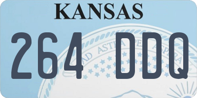 KS license plate 264DDQ