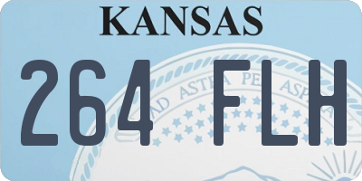 KS license plate 264FLH