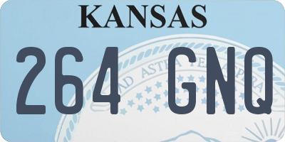 KS license plate 264GNQ