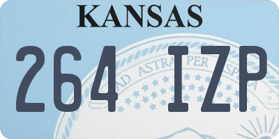 KS license plate 264IZP