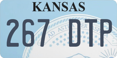 KS license plate 267DTP