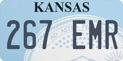 KS license plate 267EMR