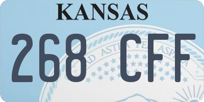 KS license plate 268CFF