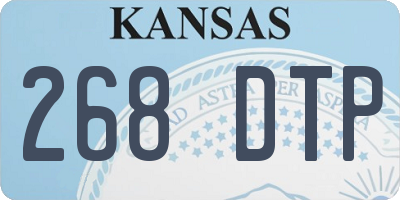 KS license plate 268DTP