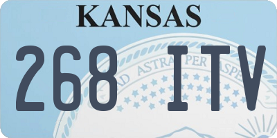 KS license plate 268ITV