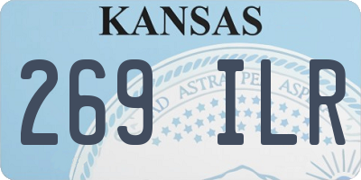 KS license plate 269ILR