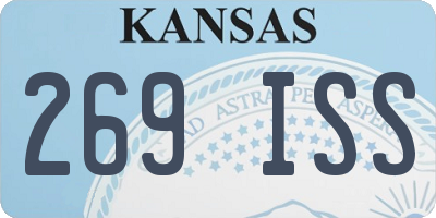 KS license plate 269ISS