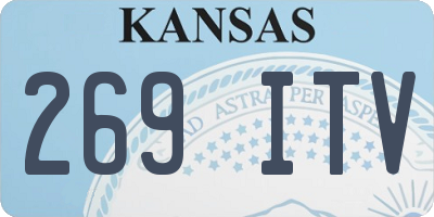 KS license plate 269ITV
