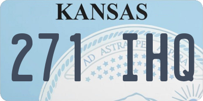 KS license plate 271IHQ