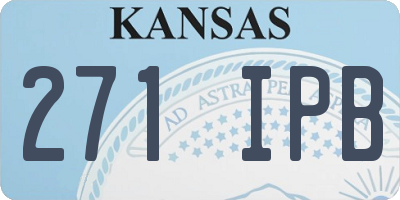 KS license plate 271IPB