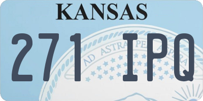 KS license plate 271IPQ