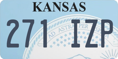 KS license plate 271IZP