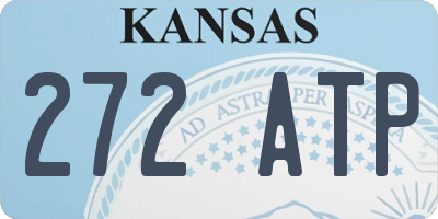 KS license plate 272ATP