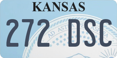 KS license plate 272DSC