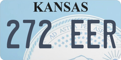 KS license plate 272EER