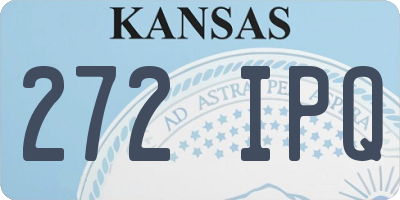 KS license plate 272IPQ