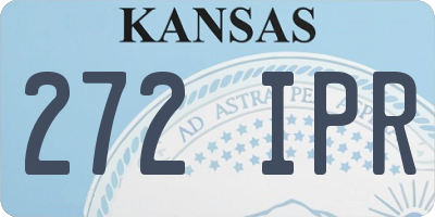 KS license plate 272IPR