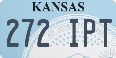 KS license plate 272IPT