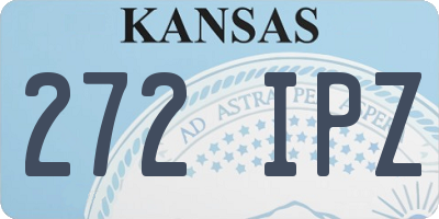 KS license plate 272IPZ