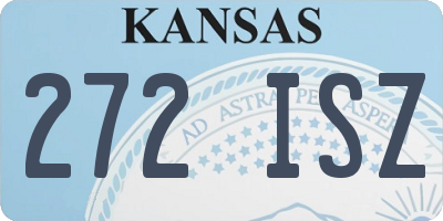 KS license plate 272ISZ