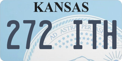 KS license plate 272ITH