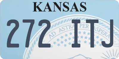 KS license plate 272ITJ