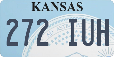 KS license plate 272IUH