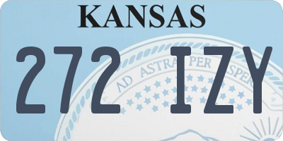 KS license plate 272IZY