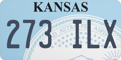 KS license plate 273ILX