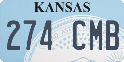 KS license plate 274CMB