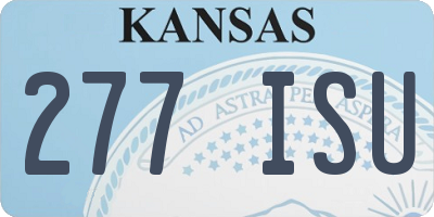 KS license plate 277ISU